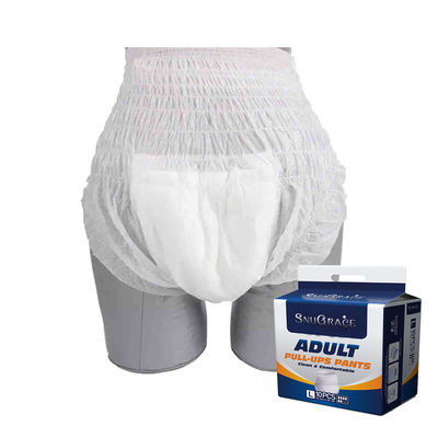 Calças de baixo de alta absorção, fraldas para adultos, cuecas para idosos