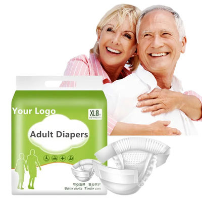 3D Leak Prevention Channel Adult Diaper Soft Respirável para Idosos no Hospital