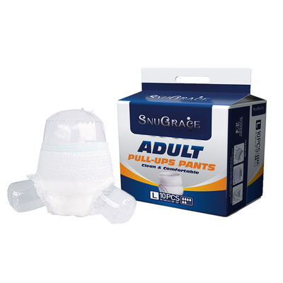 Calça de adulto fralda com protetor anti-fuga e superfície suave e respirável