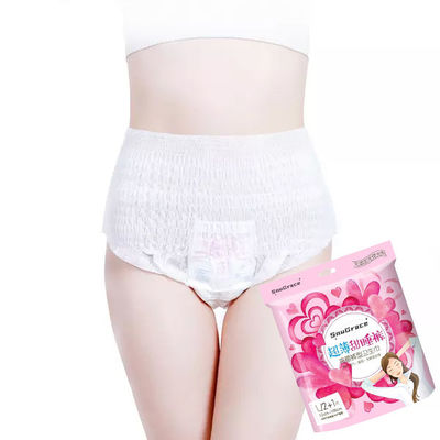 As amostras fornecidas são roupas íntimas higiênicas menstruais para mulheres super macias e respiráveis.