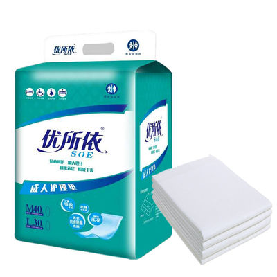 Pads de cama descartáveis super absorventes para adultos certificados ISO9001/ISO14001/OHSAS18001 BV
