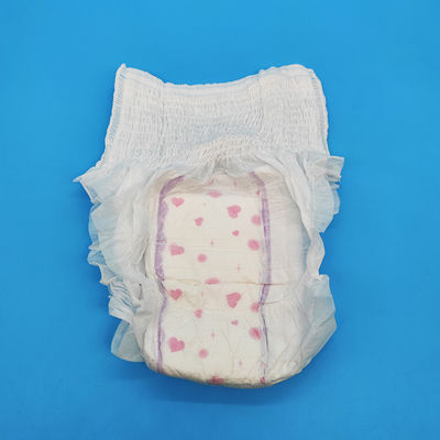 Calças suaves de algodão para proteção menstrual das mulheres