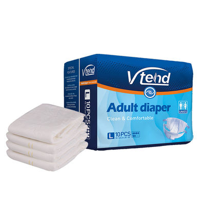 Tecido super macio não tecido Mulheres velhas Disponível Cintas mágicas de cama Fraldas para adultos
