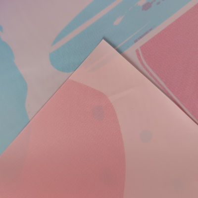Película de papel de fraldas personalizável Multicolor Pe Back Sheet Film