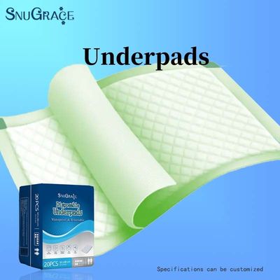 Pulpa de Fluff SAP Tecido não tecido tecido PE Pet Toilet Changing Pads Favorito do cliente