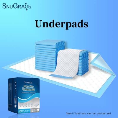 Pulpa de Fluff SAP Tecido não tecido tecido PE Pet Toilet Changing Pads Favorito do cliente