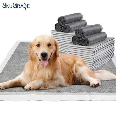 SnuGrace Bamboo Carvão de Cão almofadas para Cachorro Treinamento Desodorizante Composto Base Film