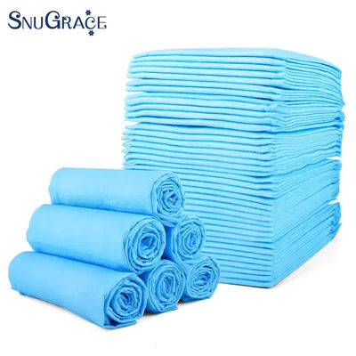 Incontinência Super Absorvente Sob Pad Cama Pads de Urina descartáveis com Pulpa de Fluff