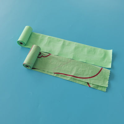 Sacos de lixo de cães compostáveis OEM Logo Eco Amigável Saco de lixo de animais descartável para OEM ODM