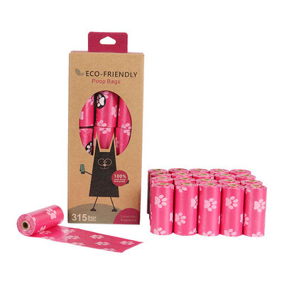 Dispensador de sacos de resíduos de cães biodegradável com logotipo impresso