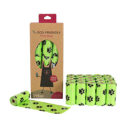 Dispensador de sacos de resíduos de cães biodegradável com logotipo impresso