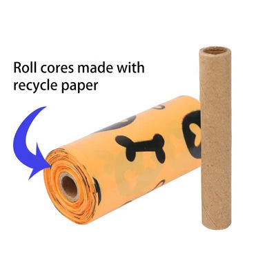 Logotipo personalizado Impresso Sacos biodegradáveis de lixo para cães Escolha ecológica