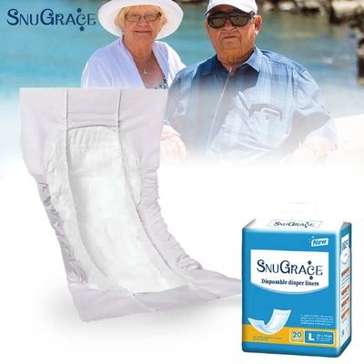 Unisex SnuGrace Amparo de fraldas descartável para adultos com superfície espessa e seca