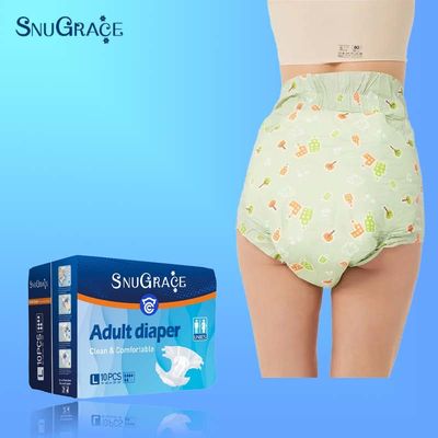 Obtenha amostras grátis de SnuGrace Super Absorvente Maciço Espessado Incontinência Adultos Fraldas