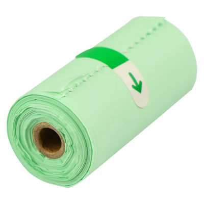 Bolsas de compras de camisetas HDPE em branco com logotipo Eco Thank You e design personalizado