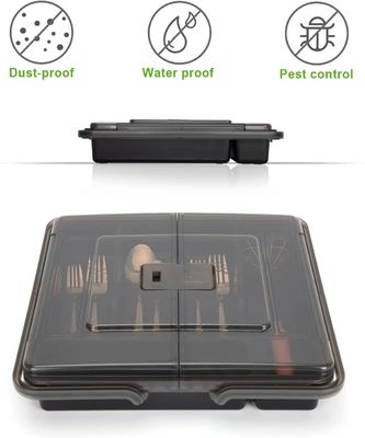 Simplifique a sua gaveta de cozinha com bandeja de utensílios e porta-compositor de talheres portáteis