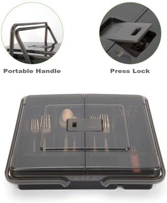 Simplifique a sua gaveta de cozinha com bandeja de utensílios e porta-compositor de talheres portáteis