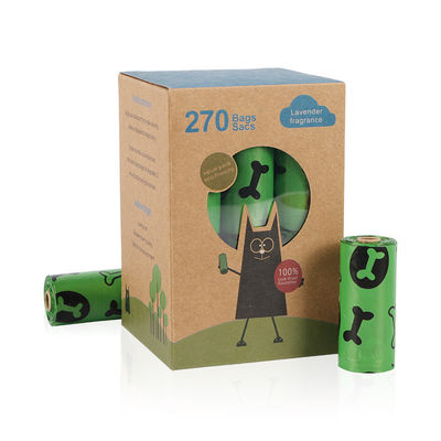 Desenho personalizado Material biodegradável 100% ecológico Resíduos de animais de estimação Saco de cocô de cão