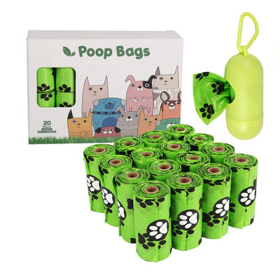 Desenho personalizado Material biodegradável 100% ecológico Resíduos de animais de estimação Saco de cocô de cão