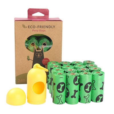 Desenho personalizado Material biodegradável 100% ecológico Resíduos de animais de estimação Saco de cocô de cão