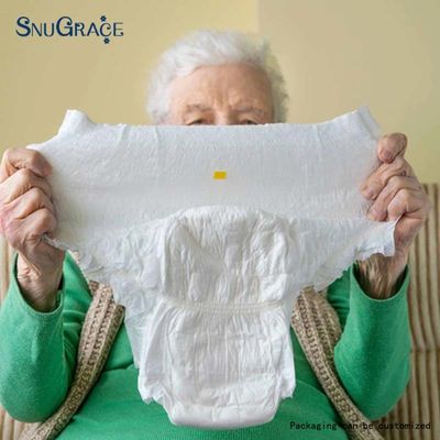 80g-190g SnuGrace Fraldas descartáveis para adultos com visor de urina e calças anti-odor