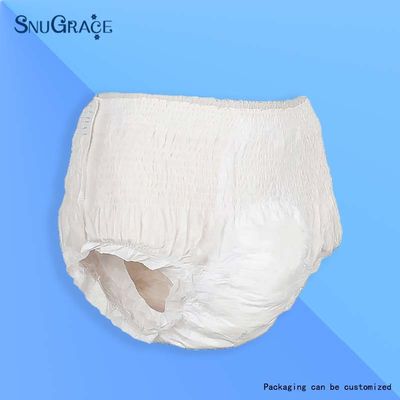 80g-190g SnuGrace Fraldas descartáveis para adultos com visor de urina e calças anti-odor
