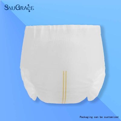 80g-190g SnuGrace Fraldas descartáveis para adultos com visor de urina e calças anti-odor