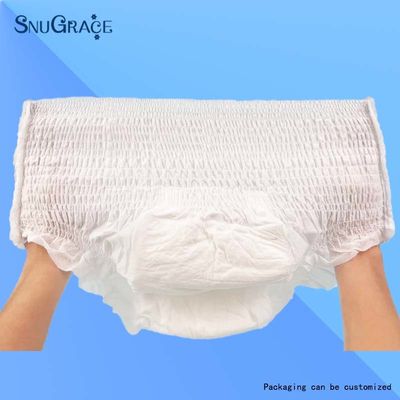 80g-190g SnuGrace Fraldas descartáveis para adultos com visor de urina e calças anti-odor