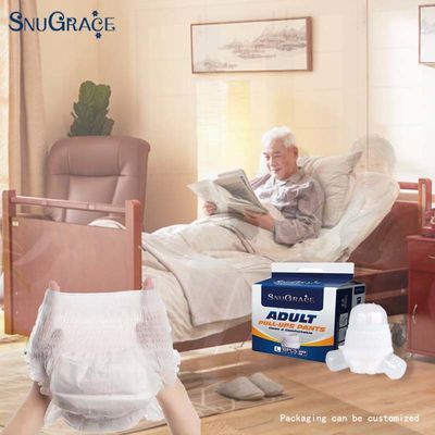 Amostragens grátis SnuGrace Adult Diaper Pull Up Calças para Idosos Hospital Ultra espessa