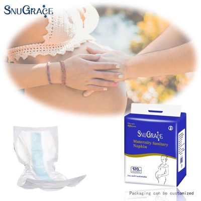 Serviços sanitários de maternidade de tecido não tecido hidrofílico da SnuGrace Medical Absorbent