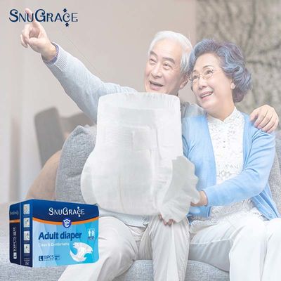 SnuGrace OEM ODM Adult Diaper High Absorção Impresso Ultra Grosso Desutilizável Respirável