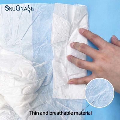 Fraldas descartáveis para adultos Fornecedores de fraldas Pulpa de fluxo e absorvência 800ml-6000ml