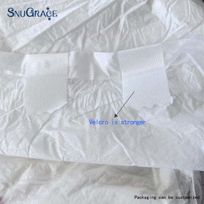 Fraldas descartáveis para adultos Fornecedores de fraldas Pulpa de fluxo e absorvência 800ml-6000ml