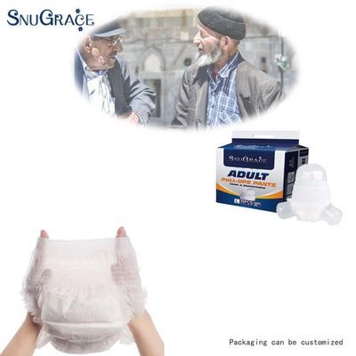 Adultos Pull Up Diaper Pants para Pacientes do Hospital Anti-Leak 3D Leak Prevention Channel