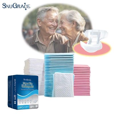 SnuGrace Adultos almofadas sanitárias de secagem rápida almofadas de absorção de urina para incontinência