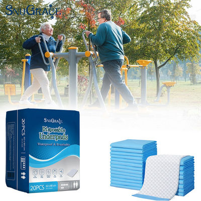 SnuGrace Underpads Wholesale Impresso Produtos de Incontinência Adulta a Preços Super Baixos