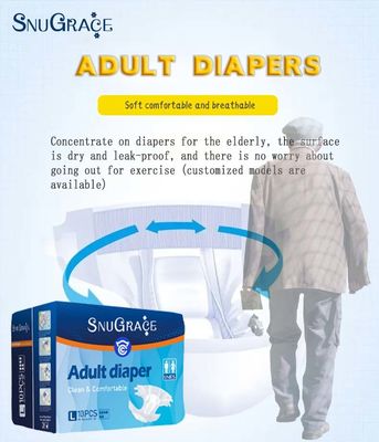 Diz olá ao conforto e poupança com SnuGrace Adult Incontinence Diapers Disposable
