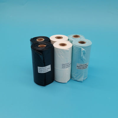 Saco biodegradável de cocô de cão em cor personalizada feito de material para eliminação de resíduos de animais de estimação