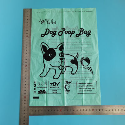 Saco biodegradável de cocô de cão em cor personalizada feito de material para eliminação de resíduos de animais de estimação