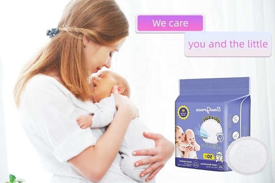 Modelo descartável Maternidade Mulheres Peito Pad de enfermagem com material macio e absorvente