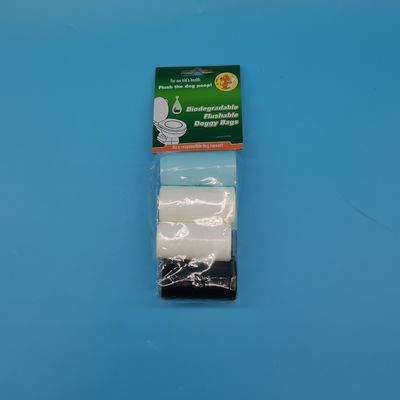 Sacos de lixo para animais de estimação Função limpa Sacos de lixo para cães compostáveis para sacos biodegradáveis para cães