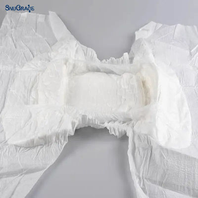 3D Leak Prevention Canal Firm and Safe Disposable Adult Diapers com adesivos PP