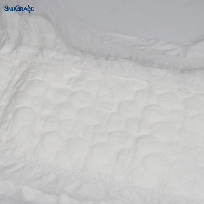 3D Leak Prevention Canal Firm and Safe Disposable Adult Diapers com adesivos PP