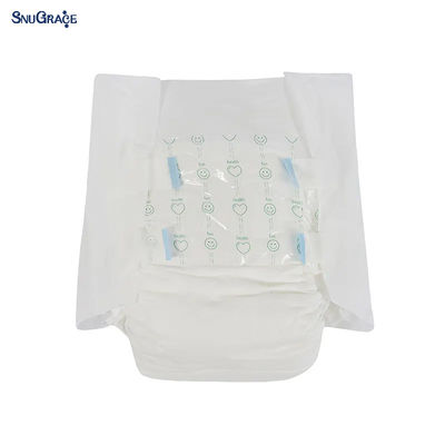 3D Leak Prevention Canal Firm and Safe Disposable Adult Diapers com adesivos PP