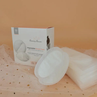 Embalagens de peito de maternidade impressas personalizadas para amamentação confortável e higiênica