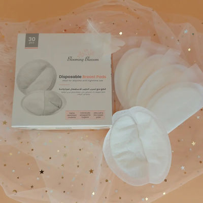 Pulpa de Fluff SAP Pads de enfermagem de tecido não tecido para cuidados com a amamentação em tamanho personalizado