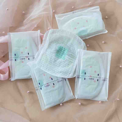 Pulpa de Fluff SAP Pads de enfermagem de tecido não tecido para cuidados com a amamentação em tamanho personalizado
