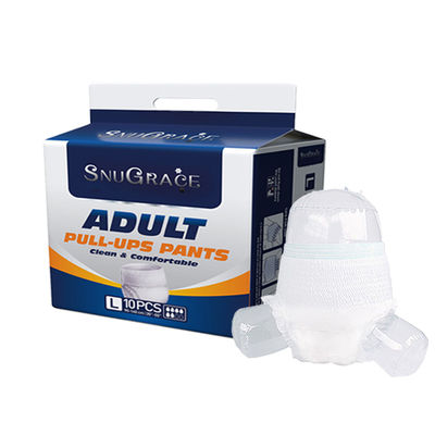 Snugrace roupa interior para adultos fraldas para incontinência Homens Mulheres Pull Up Calças curtas Tipo