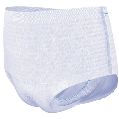 52-125g PE Folha traseira Fraldas descartáveis para adultos com design confortável de calcinha