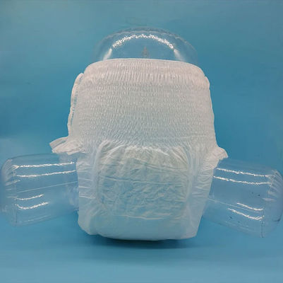 52-125g PE Folha traseira Fraldas descartáveis para adultos com design confortável de calcinha